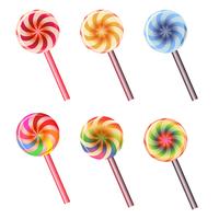 lollipop collection set vector