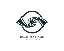Film logo and symbols vector template