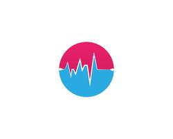 heart beat line vectors