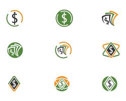 plantilla de vector de logotipo de dinero