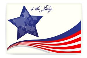 Independence day of American flag , Business cards vector