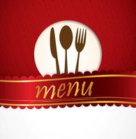 Restaurant menu design vector