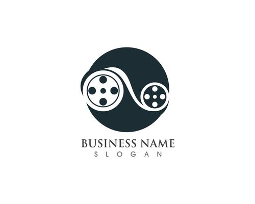 Film logo and symbols vector template