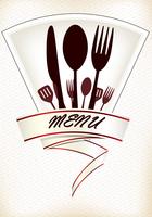 Diseño del menú del restaurante. vector