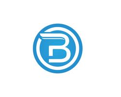 B Letter Icon Design Vector Illustration.