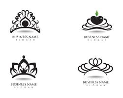 Crown Logo Template vector illustrations