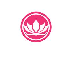 Lotus flower logo and symbols vector template 