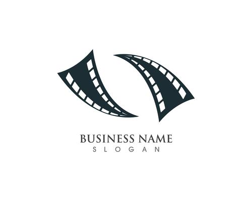 Film logo and symbols vector template