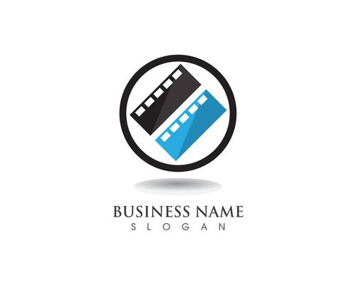 Film logo and symbols vector template