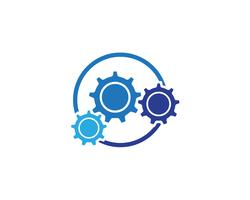 Gear Logo Template vector icon illustration design