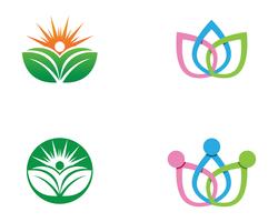  people Healthy Life Logo template vector icon