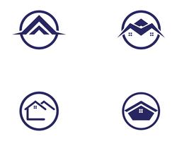 home buildings logo symbols icons template vector