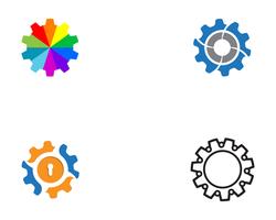 Gear Logo Template vector icon illustration design