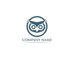 Owl logo bird vector illustrator