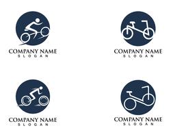 Bike logo and symbols vector
