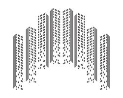 Modern City skyline . city silhouette. vector illustration in flat 