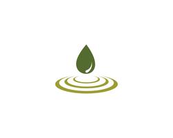 icono de vector de plantilla logo oliva