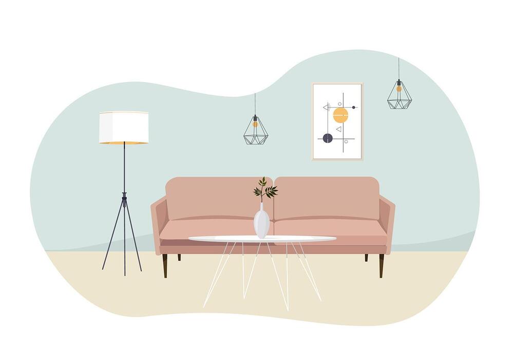 Modern Living Room Vector Art, Icons, and Graphics for Free Download