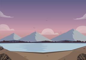 Vector paisaje ilustración