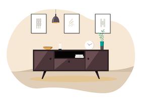 Vector Livingroom Illustration