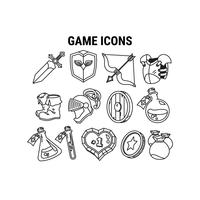 Game Icons Set vector