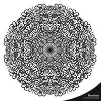 Mandala elementos decorativos de estilo contemporáneo vector