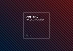 Abstract blue and red striped lines diagonal pattern on dark background and texture. vector