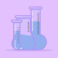 Test tubes vector