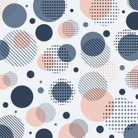 Abstract modern blue, pink dots pattern with lines diagonally on white background.