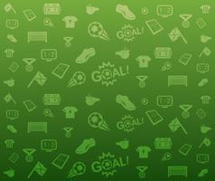 Green seamless soccer background vector