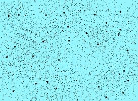 Abstract black speckled on blue background. Rough texture. vector