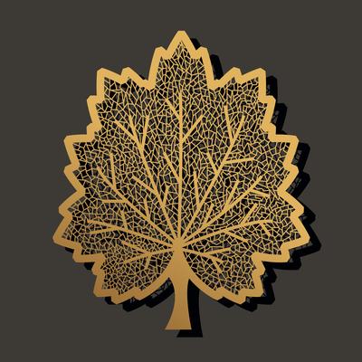 Maple leaf template