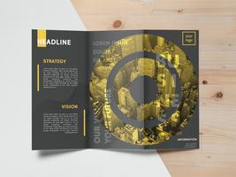 Brochure Template Vector Design