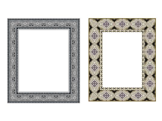 square elegant frame.. Vector Illustration.