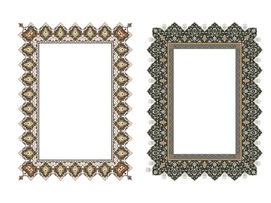 square elegant frame.. Vector Illustration.