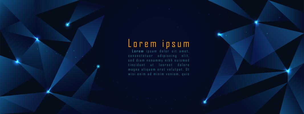 Blue magic night concept 