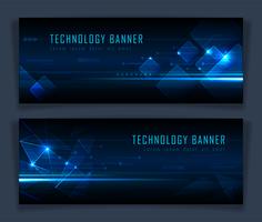 Futuristic Abstract technology banner 