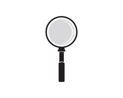 magnifying glass icons logo vector