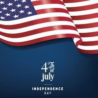 4th of July Poster Vector Design