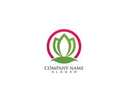 leaf green nature logo  vector