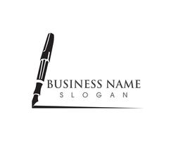 pen Logo template Vector illustration business 