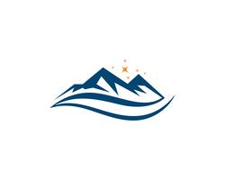 Mountain logo vector illustration