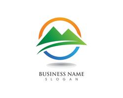 Mountain logo and symbols  vector