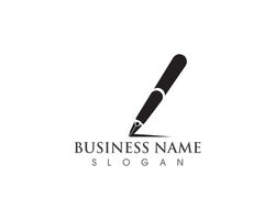 pen Logo template Vector illustration business 