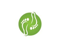 foot Logo Template symbols vector