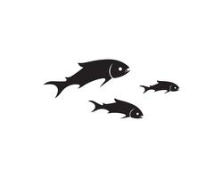 fish vector silhouette template salmon black