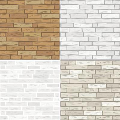 Set of seamless textures
