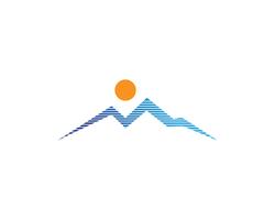 Mountain logo vector illustration