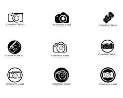 Fotografia Logo Vector Ilustrador Negro