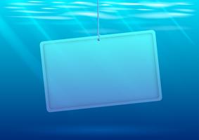 Underwater background  vector